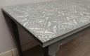 5ft1&quot; Grey Extending Dining Table