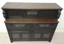 Vintage Black Court Cupboard