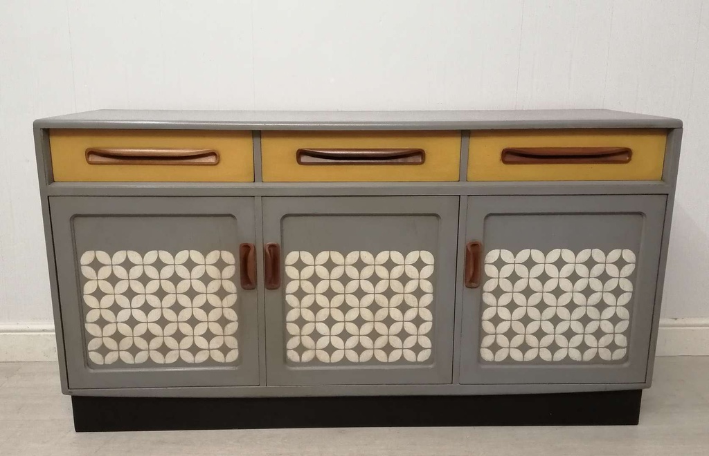 Retro Three Door Sideboard