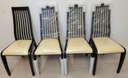 set of four ex show house new dining chairs