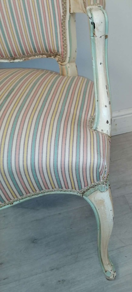 LOVELY OLD FRENCH STYLE NEAT ARM CHAIR