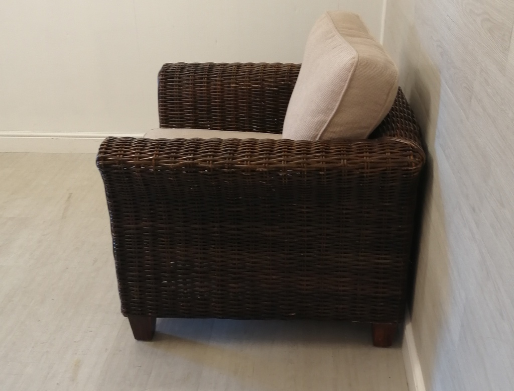 m &amp; s wicker armchair