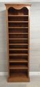 Tall solid pine bookcase