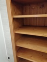 Tall solid pine bookcase