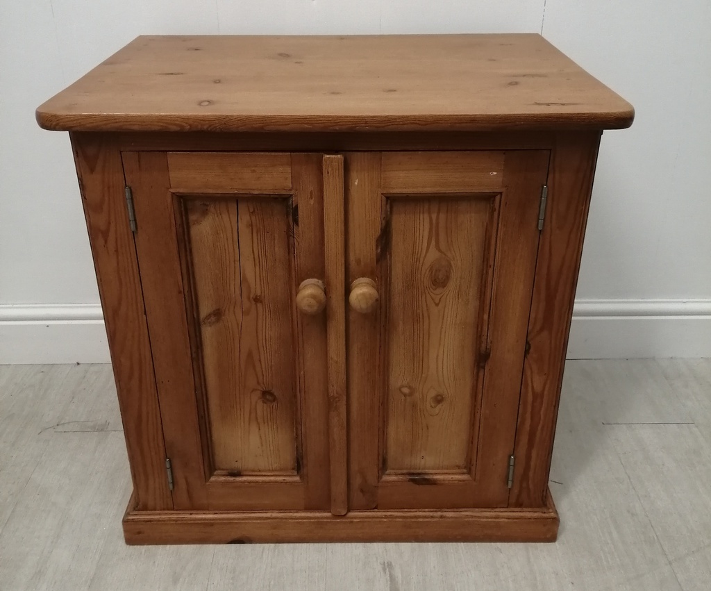 small solid pine  tv/ cupboard