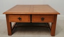 lovely square coffee table with drawers
