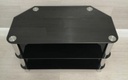 black glass tv stand