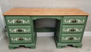 stunning  painted desk/ dressing table