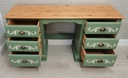 stunning painted desk / dressing table