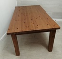 great value 6FT DARK PINE DINING TABLE