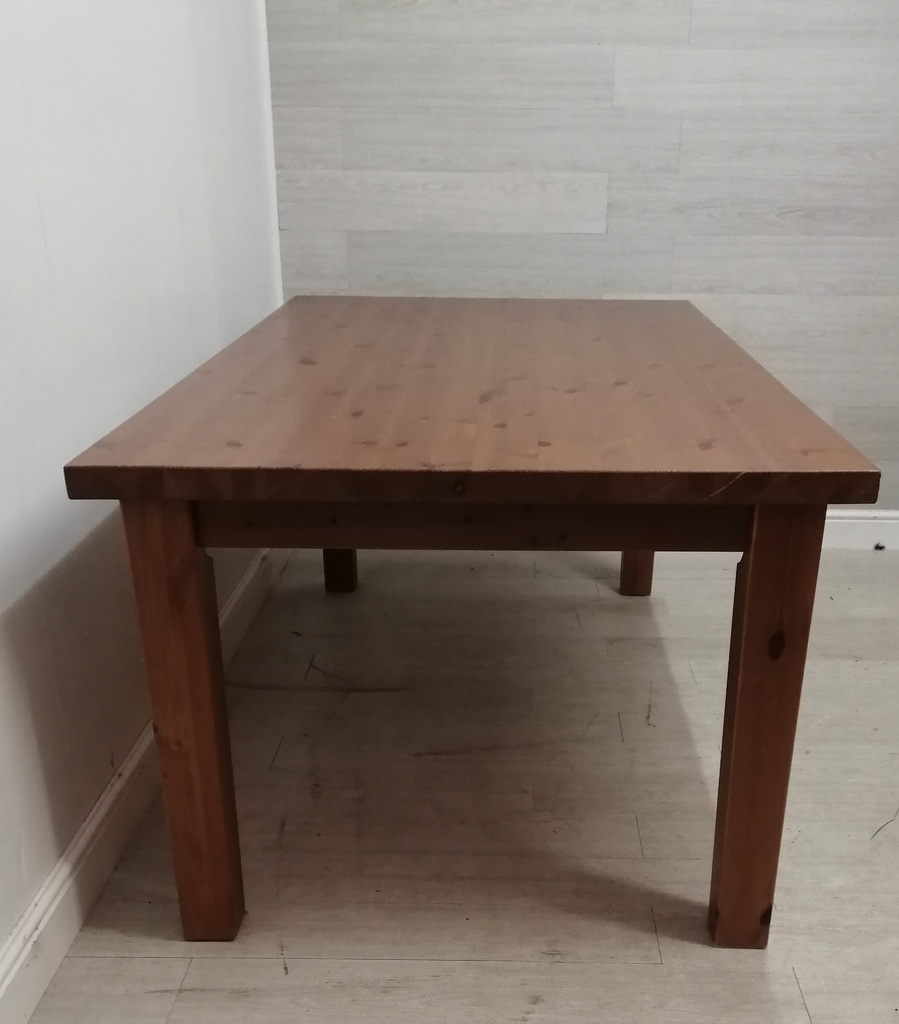 great value 6FT DARK PINE DINING TABLE