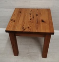 Quality solid pine square side table
