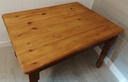 SOLID PINE DINING TABLE WITH DRAWER