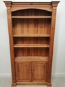 SOLID PINE CUPBOARD BASE BOOKCASE