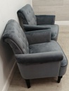 neat velvet great armchair