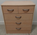 standard neat five drawer chest