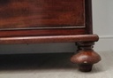 large VICTORIAN MAHOGANY six drawer chest