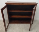 antique glazed fronted bookcase display unit