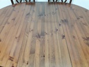 extending ducal pine table and 4 chairs