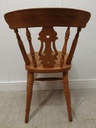 6 X FIDDLE BACK DINING CHAIRS