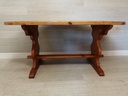 solid pine OVAL PINE DINING TABLE