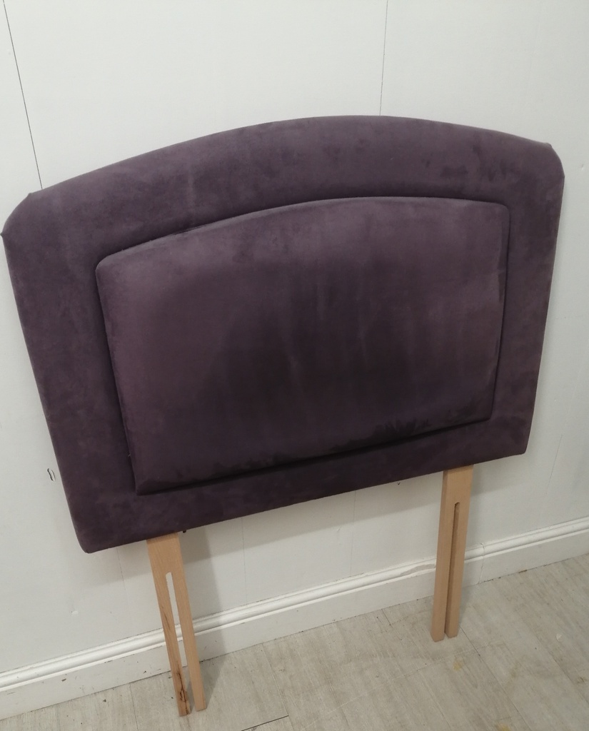 3FT purple FABRIC HEADBOARD