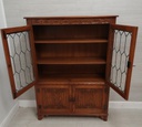 GLAZED FRONTED BOOKCASE DISPLAY UNIT