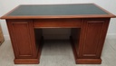 SELVA LUXURY  LARGE DESK WITH LEATHER TOP