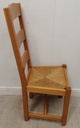 SET OF SIX QUALITY SOLID WOOD DINING CHAIRS