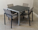 GREAT GARDEN TABLE AND 4 CHAIRS
