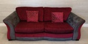 red &amp; grey  TONED DFS  SOFA