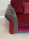 red &amp; grey  TONED DFS  SOFA