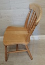 pair of beech dining chairs
