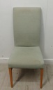 set of  four  lovely light green dining chairs