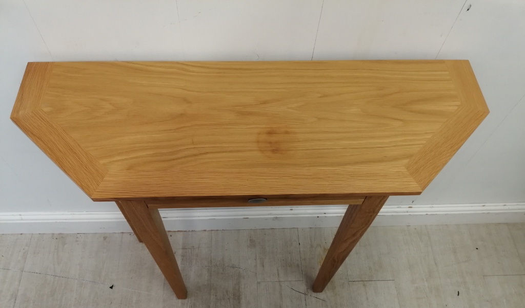 lovely oak console table