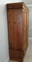 solid pine large double wardrobe with drawers