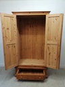 SOLID PINE QUALITY WARDROBE WITH DRAWER