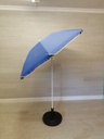 neat blue parasol &amp; base