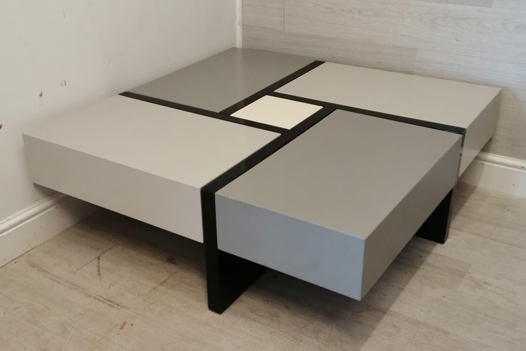 very stylish designer coffee table