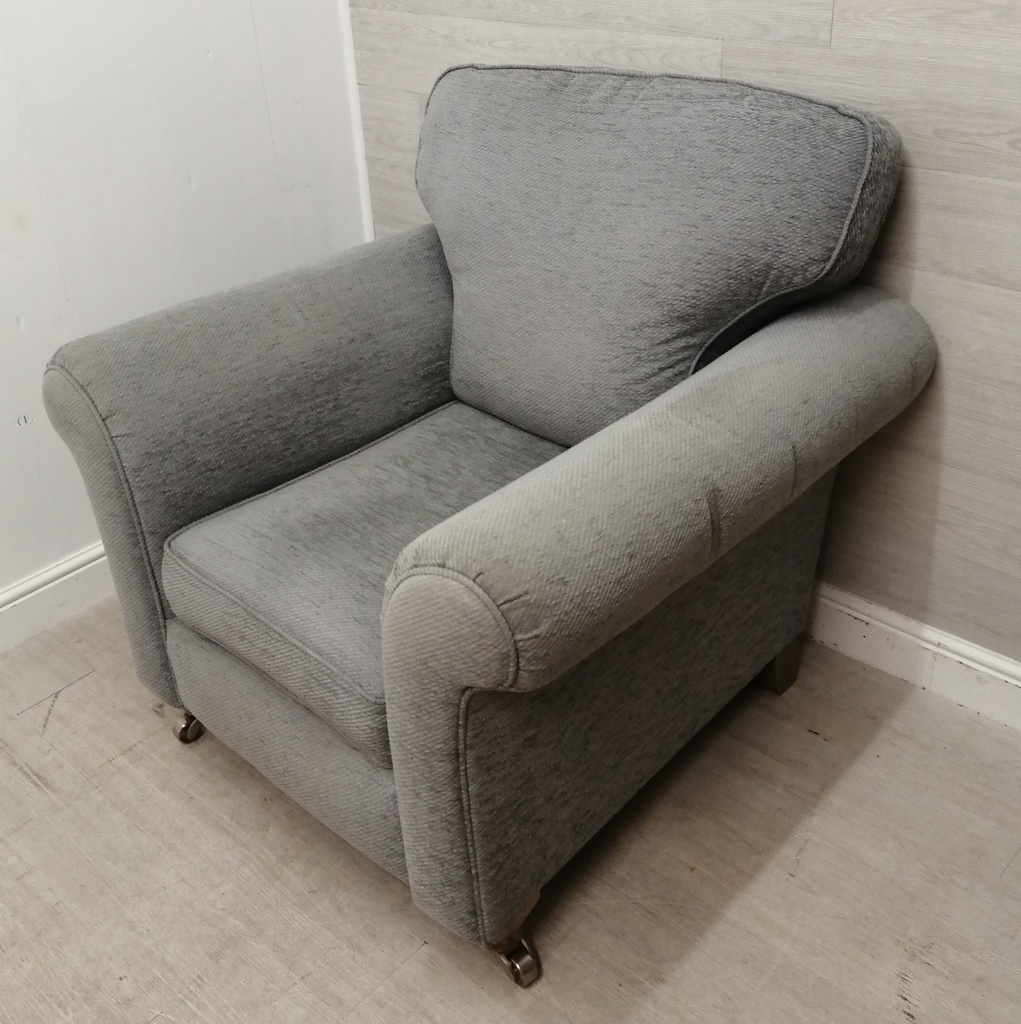 GREY SINGLE ARMCHAIR