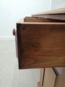 solid pine pedestal desk