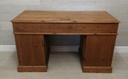 solid pine pedestal desk