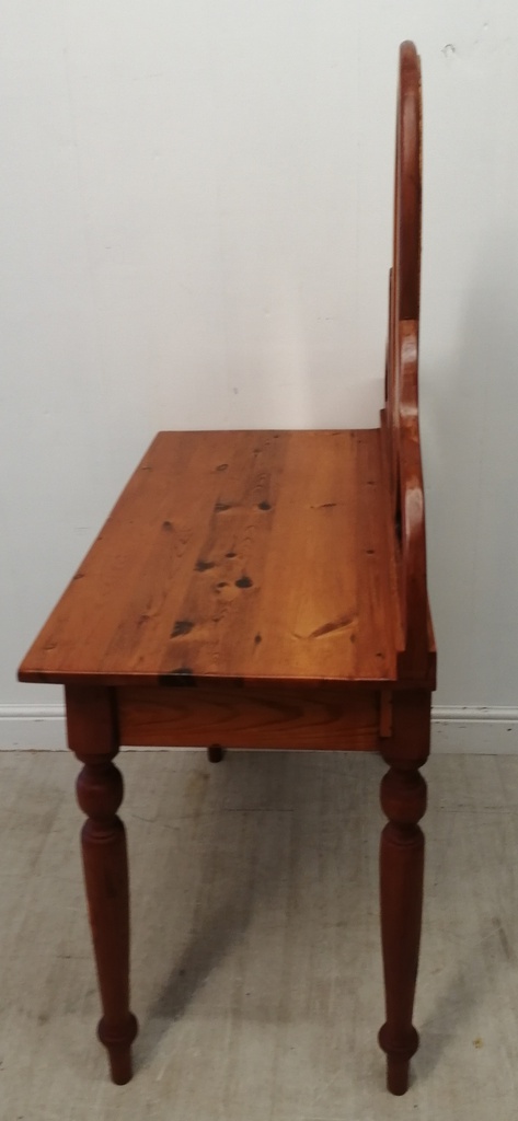 PINE DRESSING TABLE WITH MIRROR