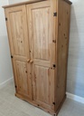 double pine wardrobe