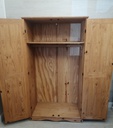 double pine wardrobe