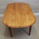 SOLID PINE OVAL PINE DINING TABLE