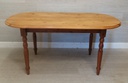 SOLID PINE OVAL PINE DINING TABLE