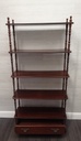 repro mahogany OPEN BACK BOOKCASE /DISPLAY UNIT