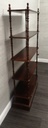 repro mahogany OPEN BACK BOOKCASE /DISPLAY UNIT