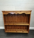 pine wall hanging  PLATE rack